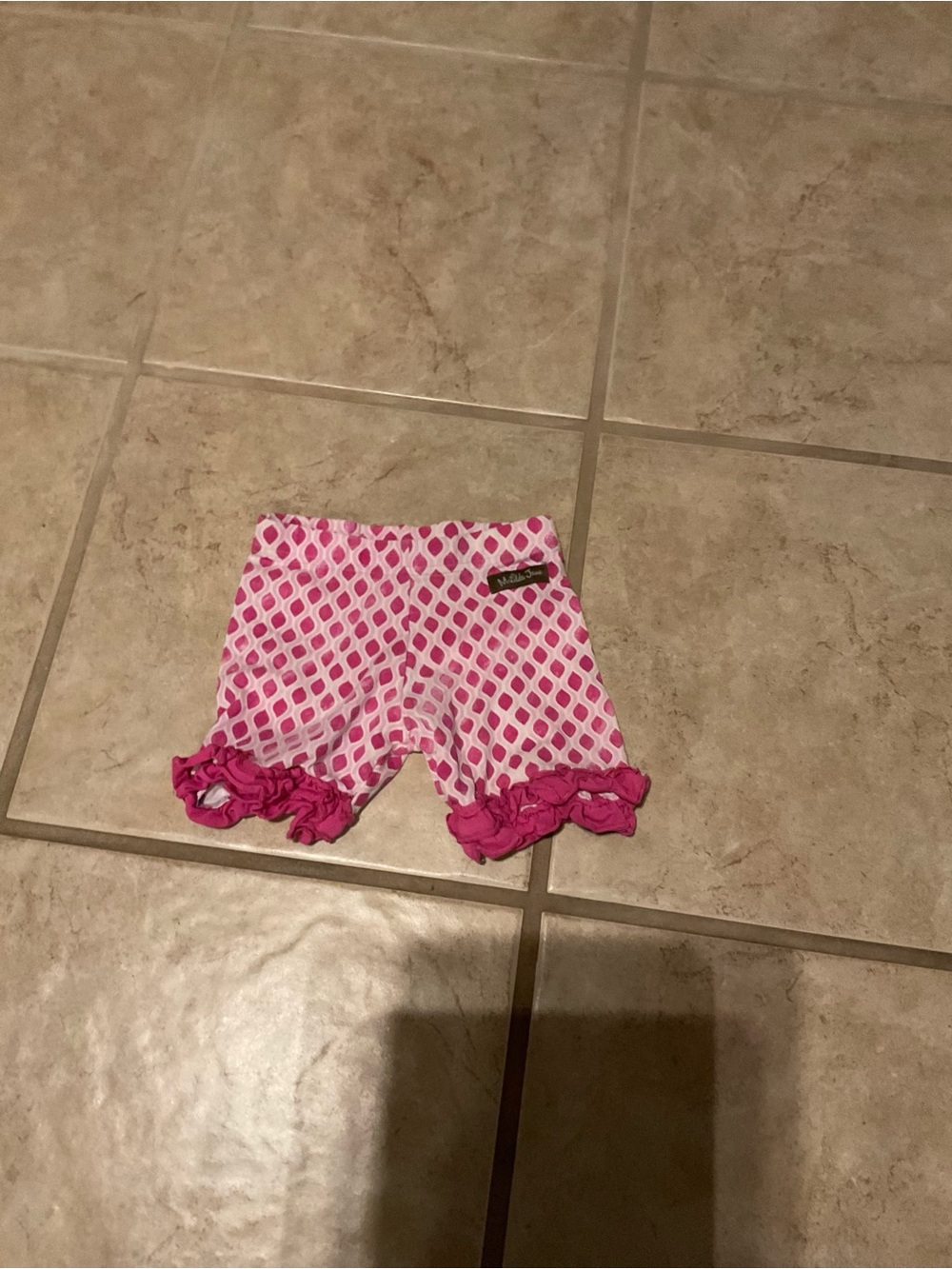 Matilda Jane Girls MJ Ruffle shorties Pink Diamonds Girls Size 4